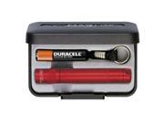 Maglite Red Display Box Solitaire Led 1 Cell Aaa SJ3A032