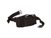 Black Modular Deployment Waist Bag 11.5 X 6 X 5.5 Inches Molle Compatible Waist Pack