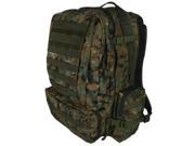 Digital Woodland Camouflage Advanced 3 Day Combat Pack 22 X 16 X 12 Molle Compatible Backpack Bag