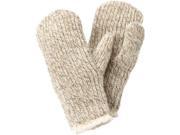 Fox River Youth Double Ragg Mitt Brown Tweed Large FoxRiver