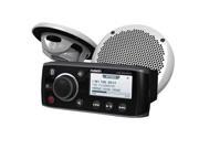 Fusion MS RA205KTS Combo Pack with MS RA205 Head Unit and MS EL602 Speaker MS RA205KTS Fusion