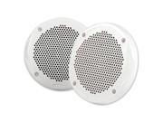 FUSION 6.5 Round 2 Way Speakers 200W Pair WhiteFUSION MS FR6520