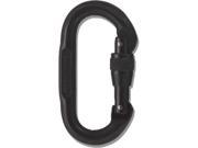 Tactical Oval Screw Gate Carabiner Black Omega Pacific