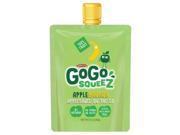 GoGo squeeZ Applesauce On The Go Apple Banana 3.2oz 12 pk Case of 6 Gogo Squeez
