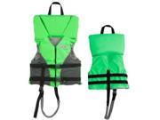 Stearns Youth Heads Up® Nylon Vest Life Jacket 50 90lbs GreenStearns 2000013196