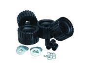 C.E. Smith Ribbed Roller Replacement Kit 4 Pack BlackC.E. Smith 29210