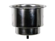Whitecap Flush Cupholder w Drain 302 Stainless SteelWhitecap S 3511C