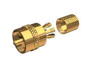 Shakespeare PL 259 CP G Solderless PL 259 Connector for RG 8X or RG 58 AU Coax Gold PlatedShakespeare PL 259 CP G