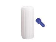 Polyform HTM 1 Hole Through Middle Fender 6 x 15 White w Air AdapterPolyform U.S. HTM 1 WHITE