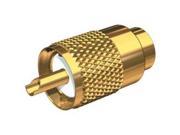 Shakespeare PL 259 58 G Gold Solder Type Connector w UG175 Adapter DooDad® Cable Strain Relief f RG 58xShakespeare PL 25
