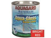 AQUAGARD Aquagard Aqua Gloss Waterbased Enamel 1Qt Bright Red 80002 AQUAGARD