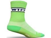 SockGuy Men s WTF Socks Green Large X Large SockGuy