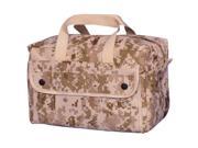 Digital Desert Camouflage Army Canvas Mechanics Tool Bag 11 x 7 x 6 Two Outside Compartments