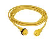Marinco 30 Amp PowerCord PLUS Cordset With Power On LED Yellow 50ft Marinco