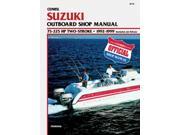Clymer Suzuki 75 225 92 9 Manual Includes Jet Boats Clymer