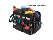 The Amazing Quality CLC 1535 18 Tool Bag w Top Side Plastic Parts Tray CLC Work Gear