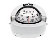 Ritchie S 53W Explorer Compass Surface Mount White Ritchie