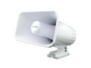 Speco 4inch x 6inch Weatherproof PA Speaker Horn White Speco Tech