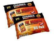 Grabber Warmers Grabber Big Pack Toe Warmers 8 Pairs Adhesive Toe Warmer Foil Pack Pack of 2 GRABBER WARMERS