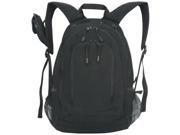 Black Padded Himalayan Laptop Backpack 18 x 12 x 9 School Travel Bag