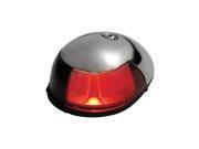 Attwood 2 Mile Deck Mount Red Sidelight 12V Stainless Steel Housing Attwood Marine