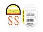 !! Nite Ize SBP0 2PK 19T Plastic S Biner Transparent Orange 2 Pack Nite Ize