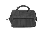 Black 24 Pocket Canvas GP Paramedic Kit Bag 12 x 10 x 11