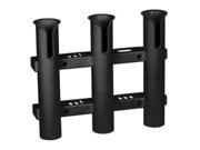 C.E. Smith Tournament 3 Rod Rack Black Boat Outfitting Rod Holders Outdoor