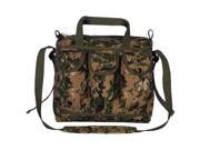 Digital Woodland Camouflage Magazine Shooters Shoulder Bag 11 x 10 x 6.5 Carry Handle Six Outside Pockets