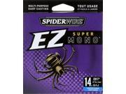 Spiderwire Ez Mono 220 Yard Spool Fl. Clear Blue Pound Test 14 Spiderwire