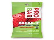 Probar Bolt Organic Energy Chews Strawberry 2.1 Ounces 12 Count Probar