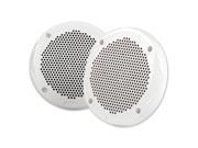 FUSION 6 ½inch Round 2 Way Speakers 200W Pair White FUSION