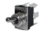 BLUE SEA SYSTEMS Toggle Switch WeatherDeck MFG 4155 Double Pole Double Throw ON OFF ON 1 4 Quick Connect Ter