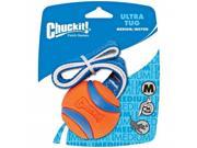 CHUCKIT! ULTRA TUG BALL MEDIUM Fetch Rubber Use w Launcher Dog Toy Canine Hardware
