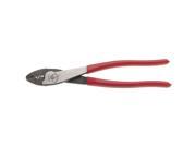 Klein Tools KLE1005 9 3 4in. Crimping Tool for Non Insulated Insulated Terminals KLEIN TOOLS