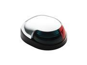 ATTWOOD MARINE Attwood Quasar™ 2 Mile Deck Mount Bi Color Red Green Combo Sidelight 12V White Housing 3121 7