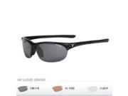 Tifosi Wisp Interchangeable Lens Sunglasses Matte Black Tifosi Optics