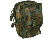 Digital Woodland Camouflage Multi Purpose Accessory Pouch Outdoor