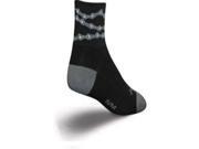 SockGuy Men s Chains Socks Black Large X Large SockGuy