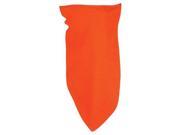 ZANheadgear Fleece Lined 3 in 1 Bandanna High Visibility Orange One Size ZANheadgear
