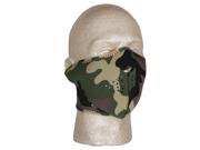 Woodland Camouflage Neoprene Thermal Cold Weather Half Face Mask Adjustable Ski Winter Biker Mask