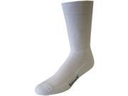 Terramar Men s Atp Coolmax Crew Profile Ankle Socks White Large Terramar