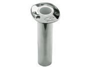Ce Smith Flush Mt Rod Holder Silver 316 Stainless 9 DepthC.E. Smith Flush Mount Rod Holder 15 Degree 9 Depth