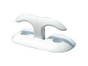 Dock Edge Flip Up Dock Cleat 6 White Boat Outfitting Docking Accessories Outdoor