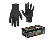 CLC Black Nitrile Disposable Glove Box Of 100 Large CLC Work Gear