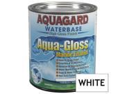 Aquagard Aqua Gloss Waterbased Enamel 1Qt White Aquagard