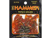Big Hammer 1.75 Perch Grub 93 Oil Gold HPG13093 Fishing Lures