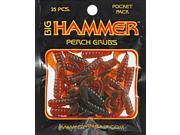 Big Hammer 1.75 Perch Grub 99 Motor Oil HPG13099 Fishing Lures