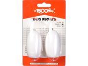 Boone Bait Egg Bobbers White Medium 2Pk 09910 Fishing Terminal
