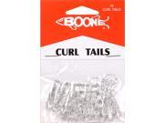 Boone Bait Tails 2 Clr Blk Sil 10P Pk 72190 Fishing Lures